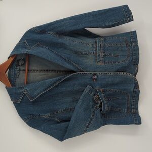 a.n.a. Denim Jean Jacket Blazer Coat